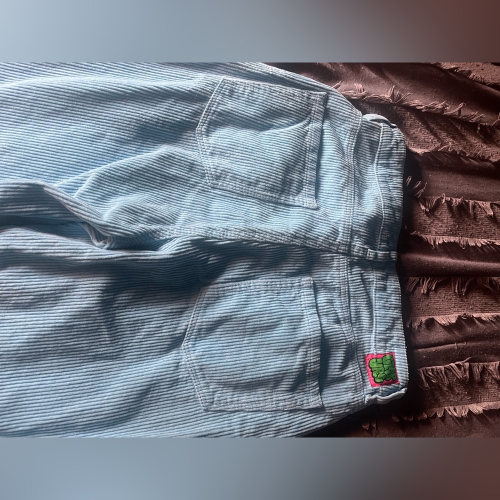 Light blue corduroy empire pants size 6